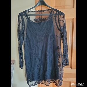 H&M Black Lace Dress